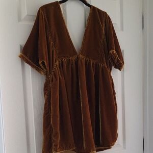 Free People Velvet Mini Dress